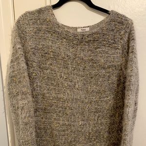 OAK + FORT Wool Sweater, with hints of Gold